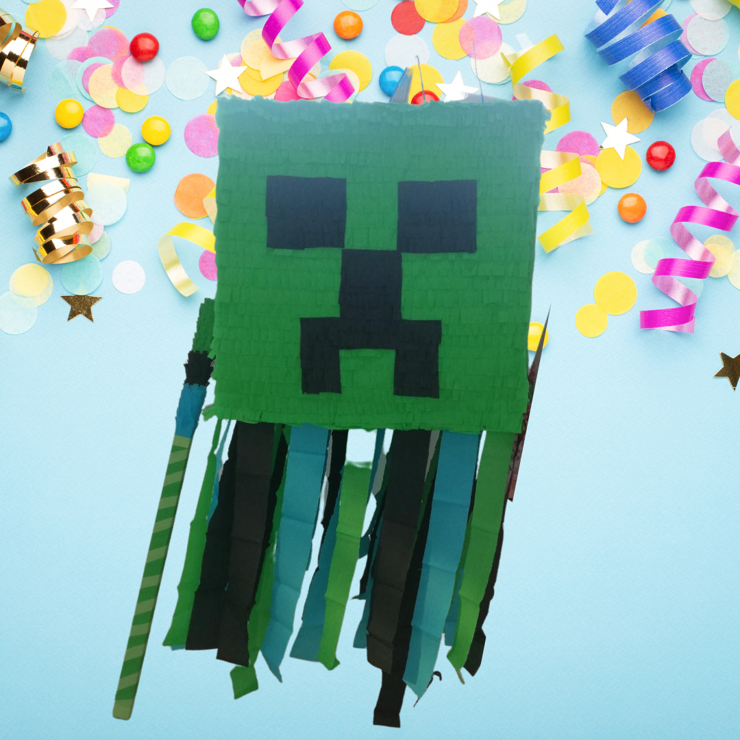 Piñata de Minecraft, Vive una aventura pixelada en tu fiesta